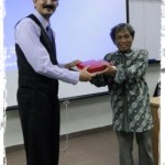 Felicitation by President Faculty of Homeopathy Singapore